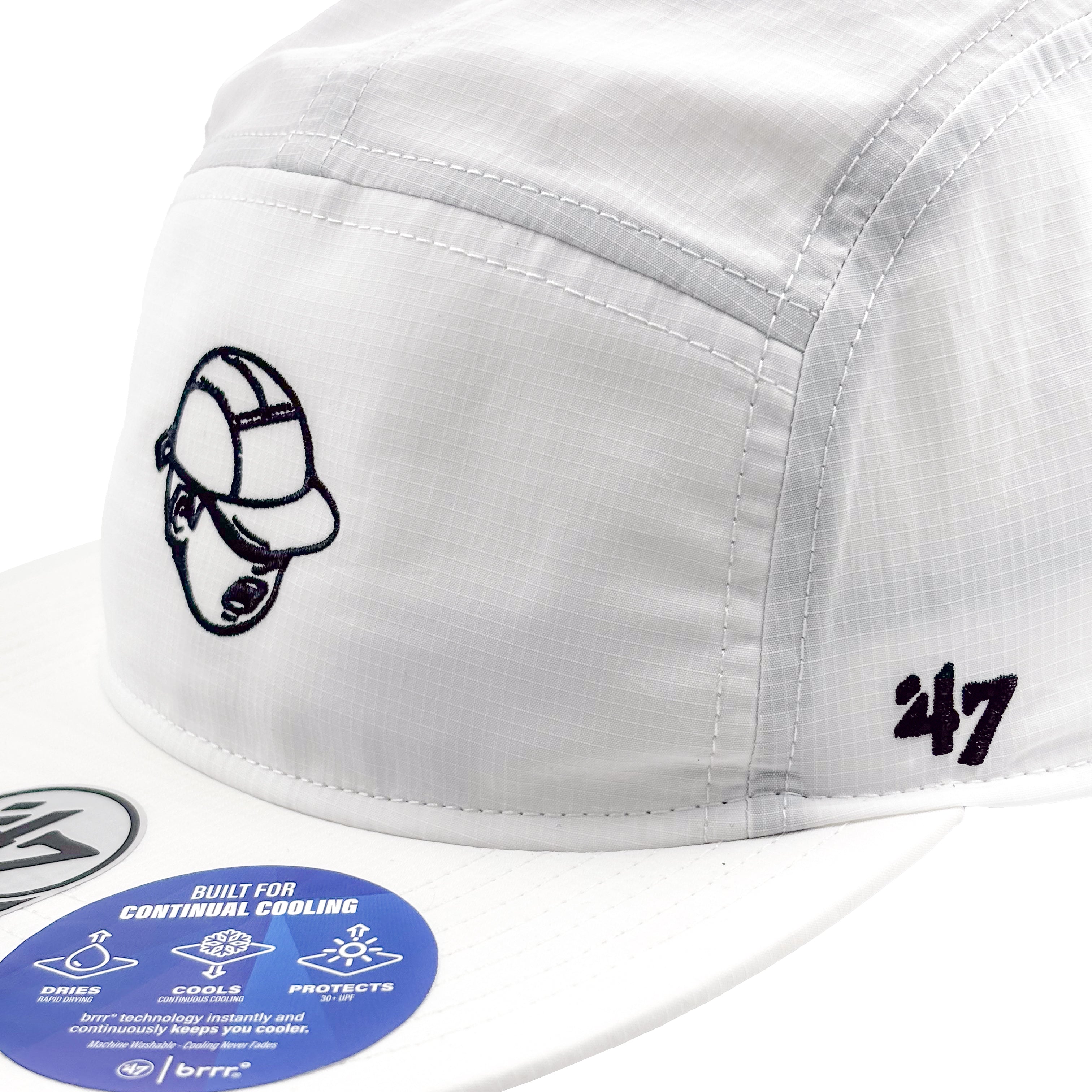  head logo white camp cap '47 brand
