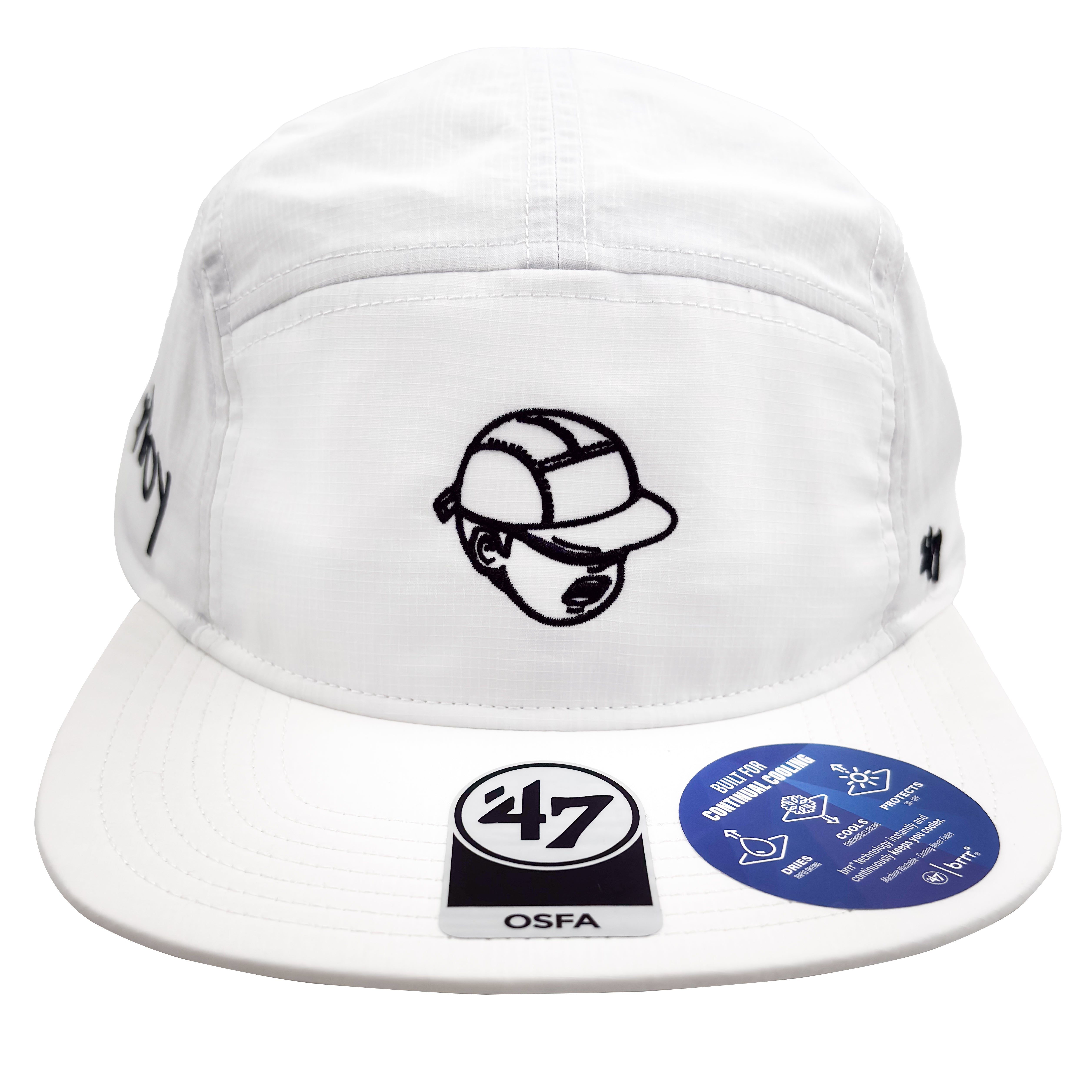  head logo white camp cap '47 brand