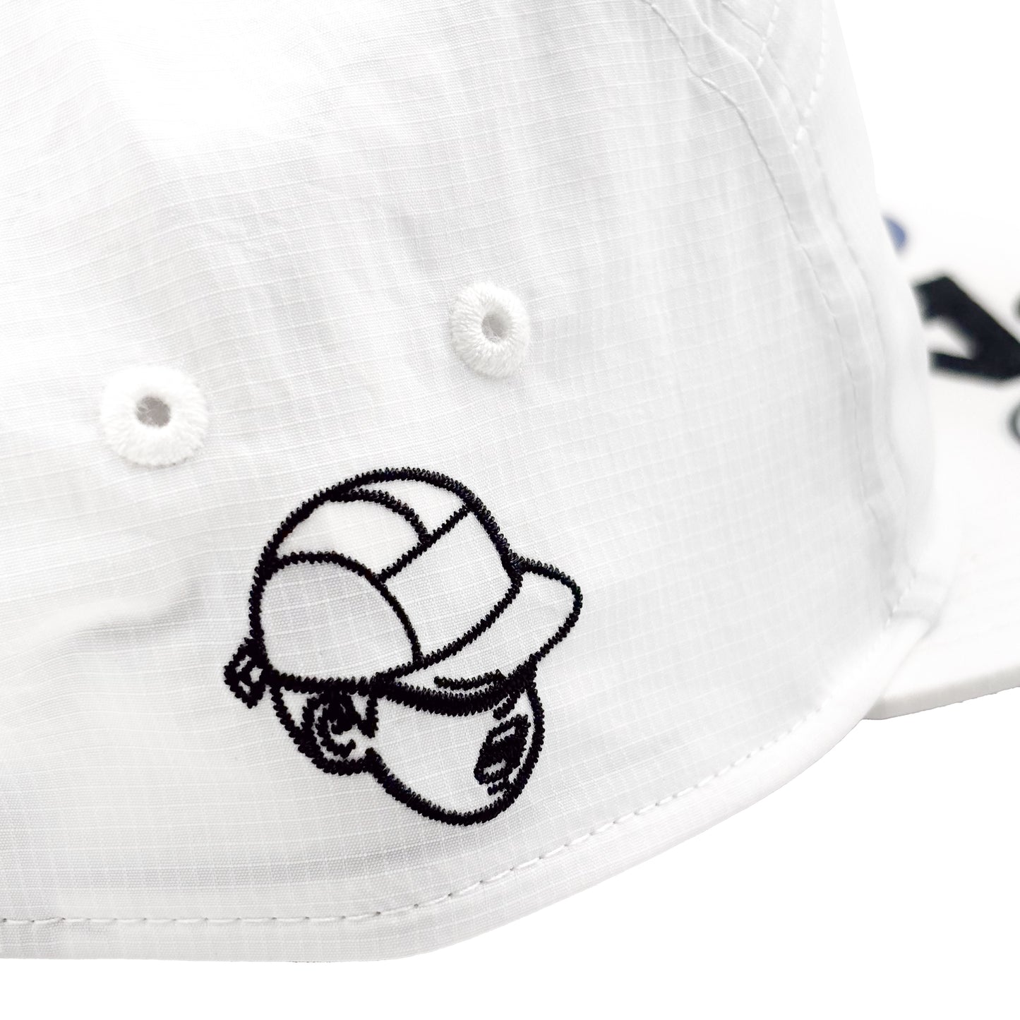  vertical logo white camp cap '47 brand