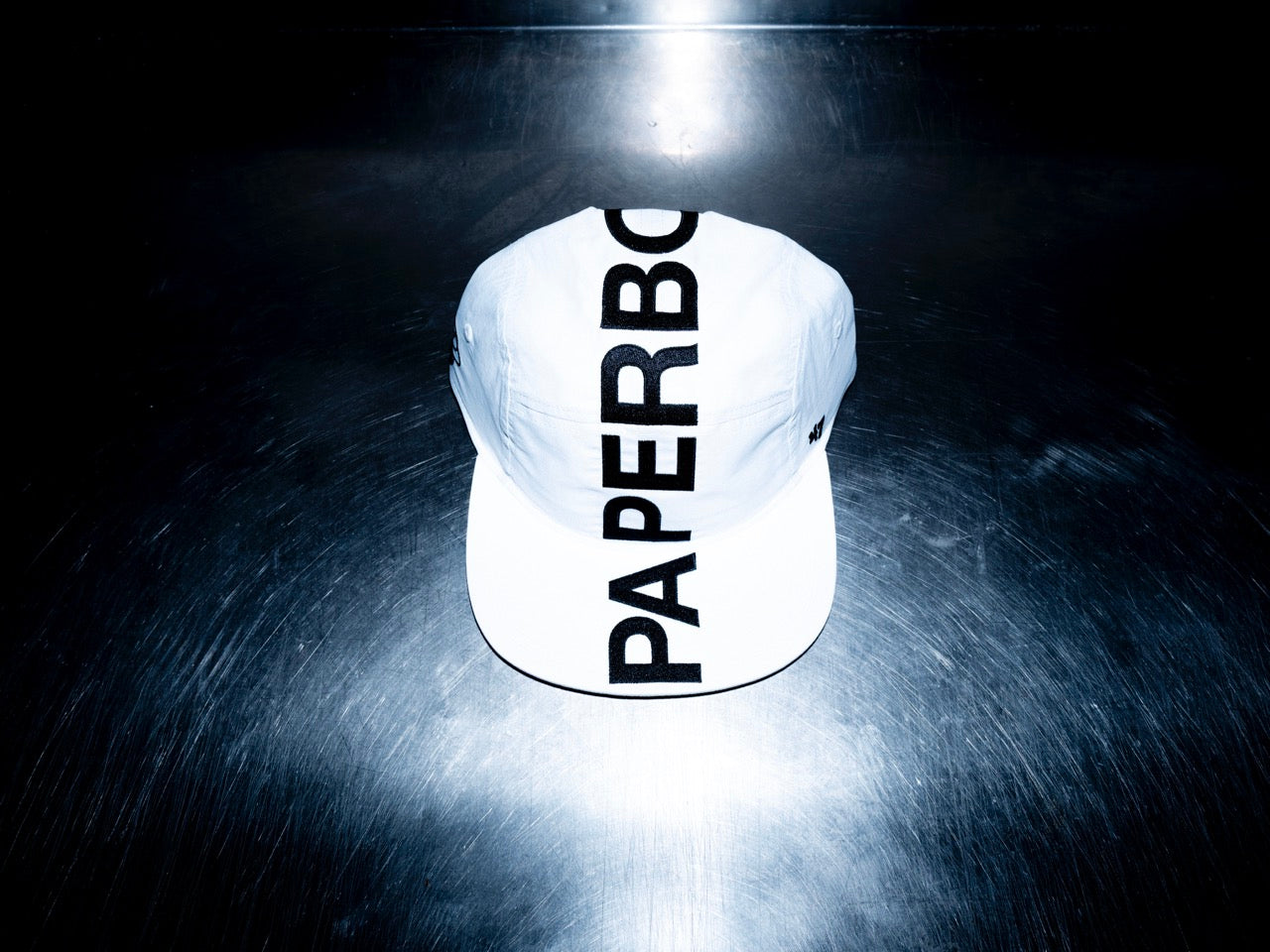  vertical logo white camp cap '47 brand